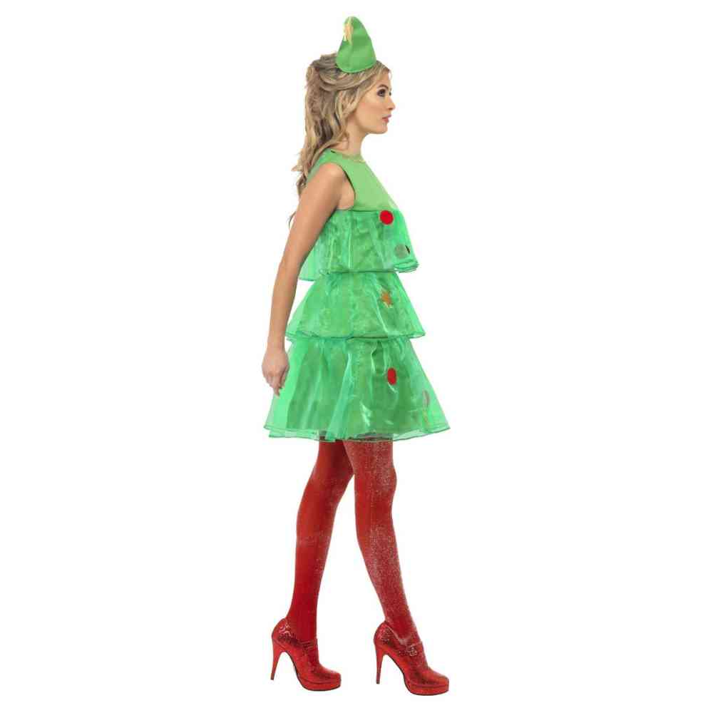 Smiffys Kostuum -S- Christmas Tree Groen